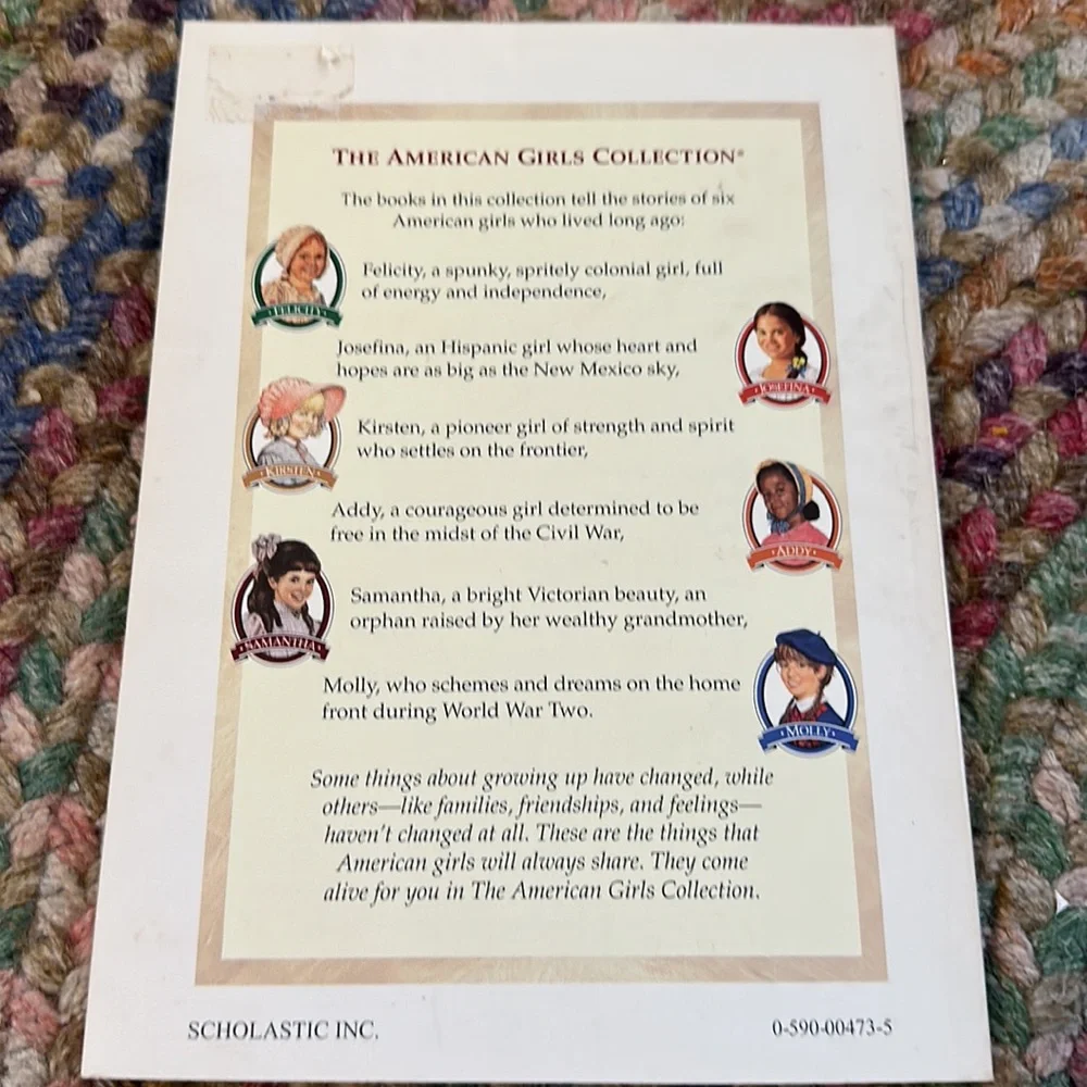 Vintage American Girl Books 1992 1st Ed Felicity & 1998 Josefina Lot